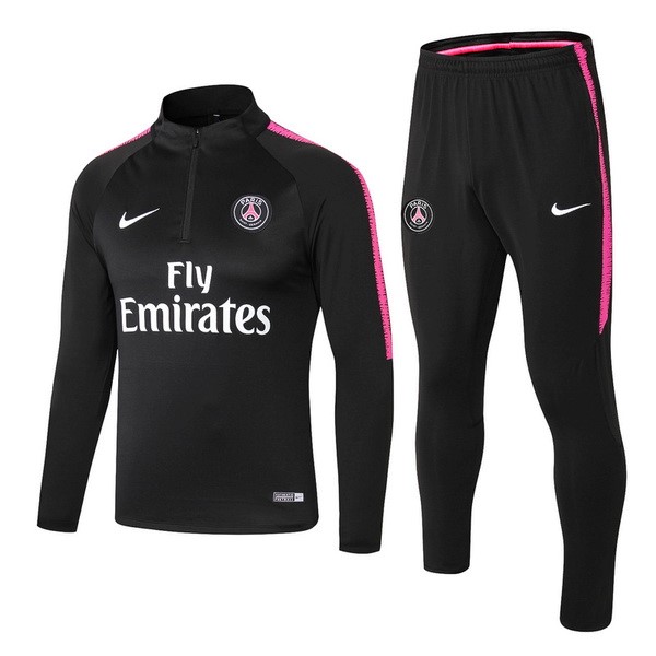 Chandal Del Niños Paris Saint Germain 2018-2019 Negro Rosa Blanco